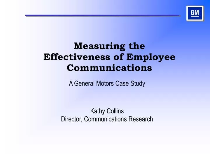 measuring the effectiveness of employee communications