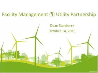 Facility Management ? Utility Partnership