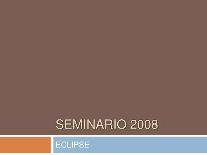 seminario 2008
