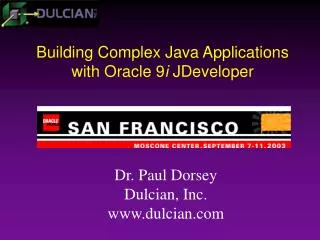 Building Complex Java Applications with Oracle 9 i JDeveloper