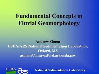 Fundamental Concepts in Fluvial Geomorphology
