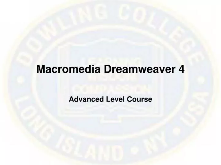 macromedia dreamweaver 4