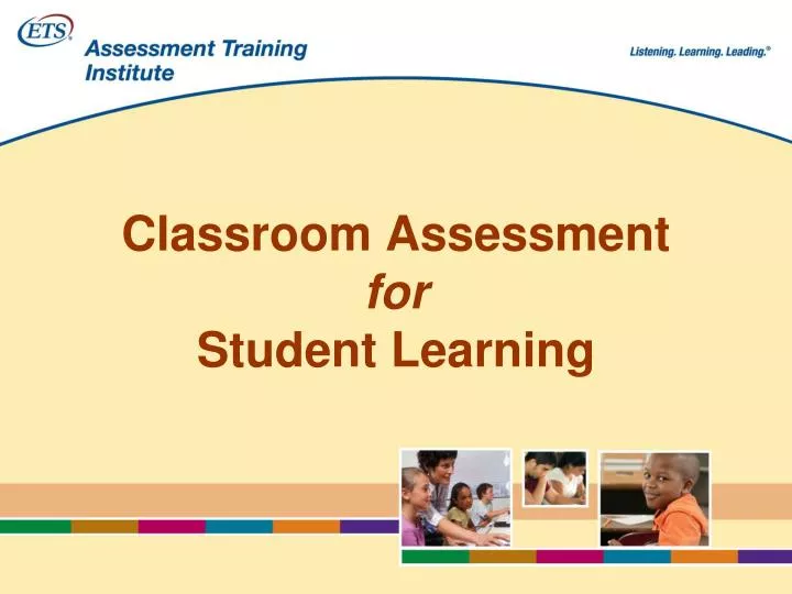 classroom assessment for student learning