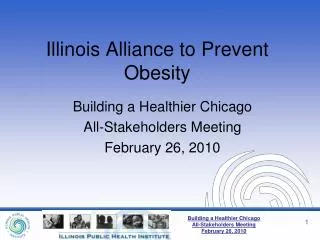 Illinois Alliance to Prevent Obesity