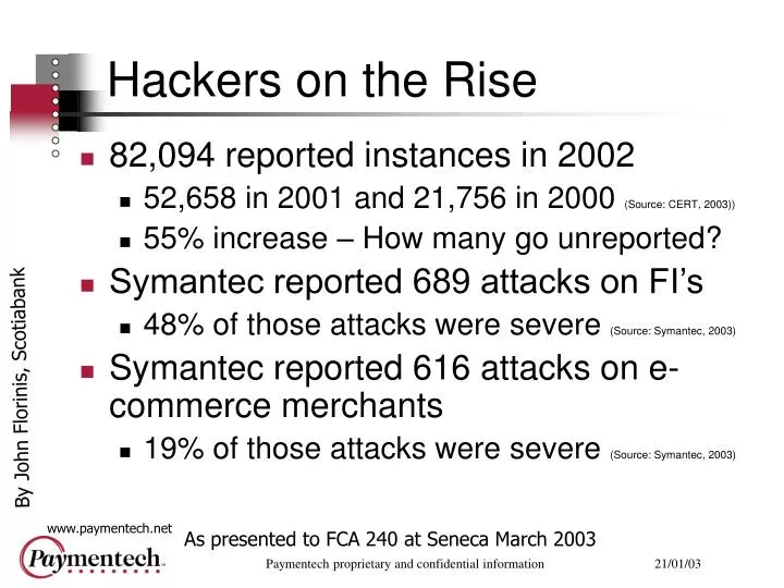 hackers on the rise