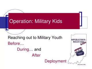 Operation: Military Kids