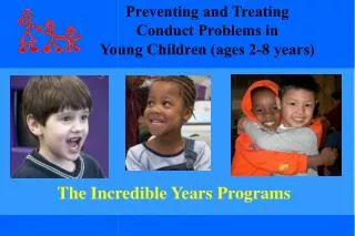 The Incredible Years Programs