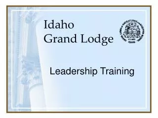 Idaho Grand Lodge