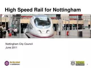 High Speed Rail for Nottingham