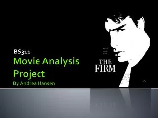 Movie Analysis Project By Andrea Hansen