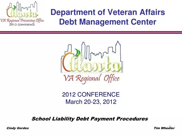 department of veteran affairs debt management center