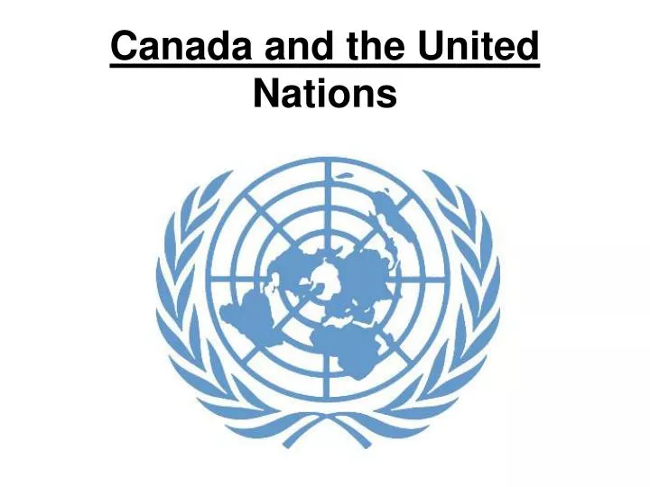 canada and the united nations