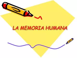 LA MEMORIA HUMANA