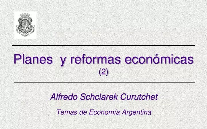 planes y reformas econ micas 2