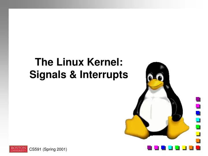 the linux kernel signals interrupts