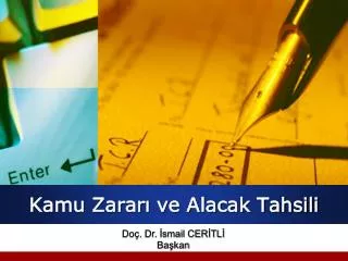 kamu zarar ve alacak tahsili