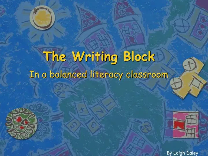 the writing block
