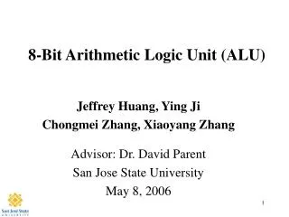 8-Bit Arithmetic Logic Unit (ALU)