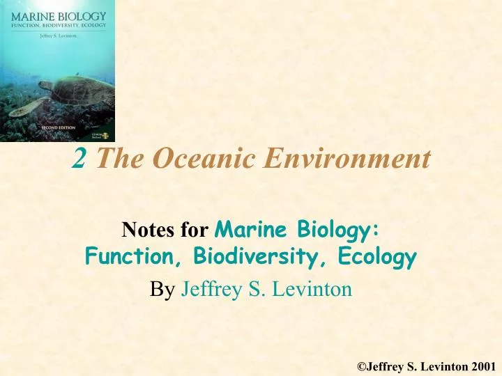2 the oceanic environment