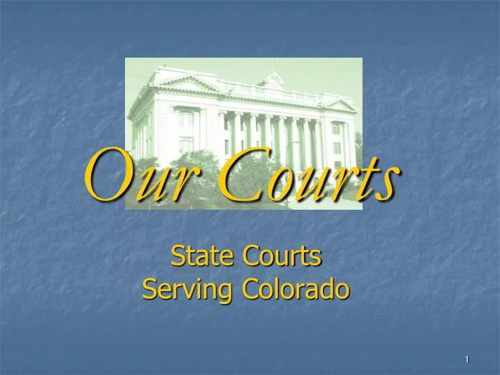 state courts serving colorado