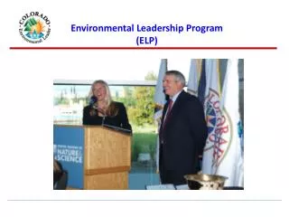 Environmental Leadership Program (ELP)