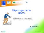 Dépistage de la BPCO - slide 1