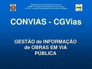 gest o de informa o de obras em via p blica
