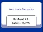 Hypertensive Emergencies - slide 1