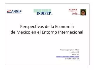 Perspectivas de la Economía de México en el Entorno Internacional