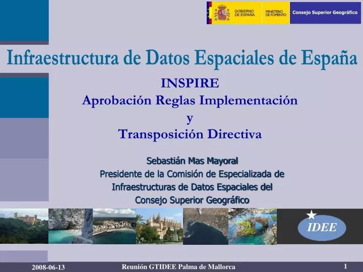 inspire aprobaci n reglas implementaci n y transposici n directiva