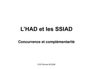 l had et les ssiad