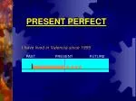 PRESENT PERFECT - slide 1