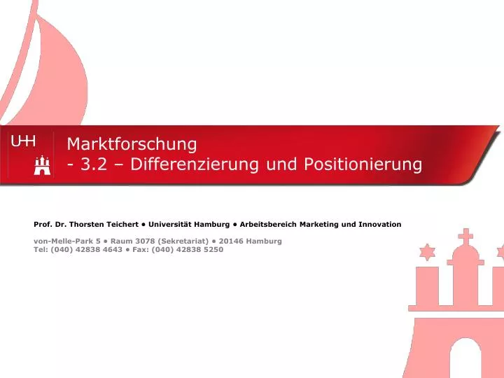 marktforschung 3 2 differenzierung und positionierung