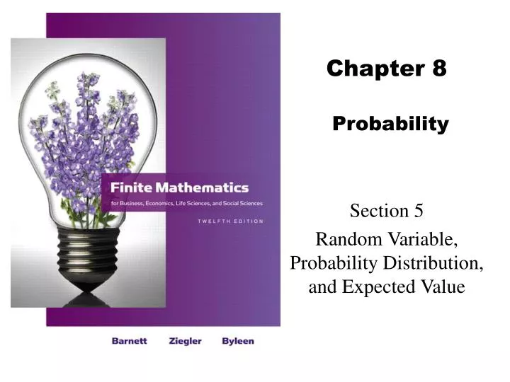 chapter 8 probability