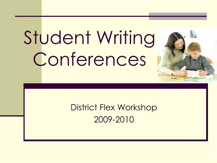 student writing conferences