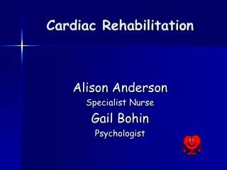 cardiac rehabilitation