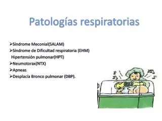 Patologías respiratorias
