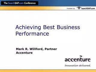 Achieving Best Business Performance