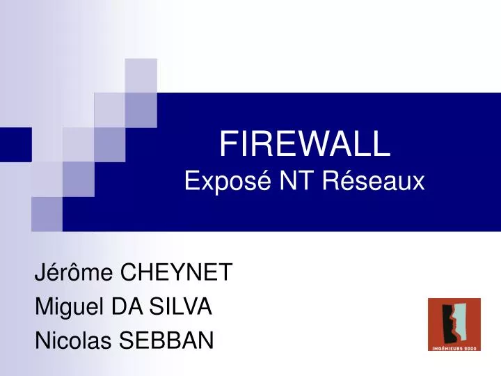 firewall expos nt r seaux