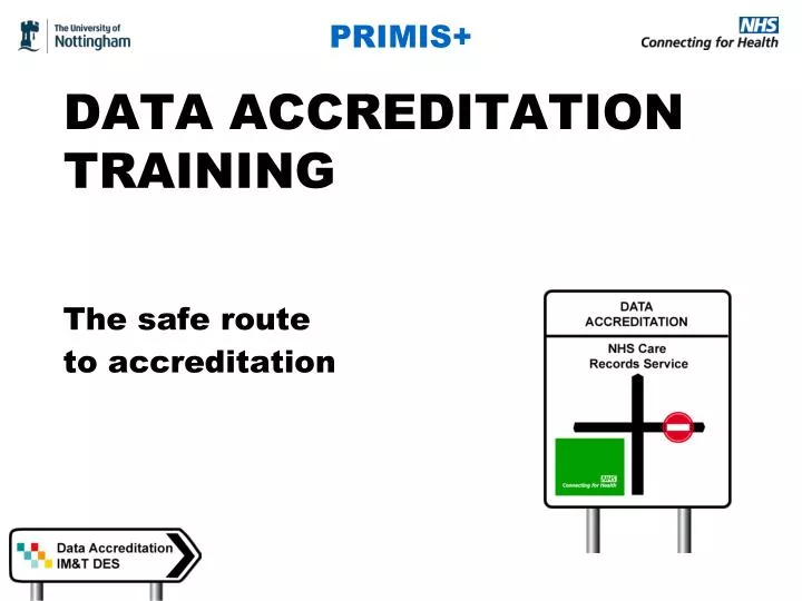 data accreditation training