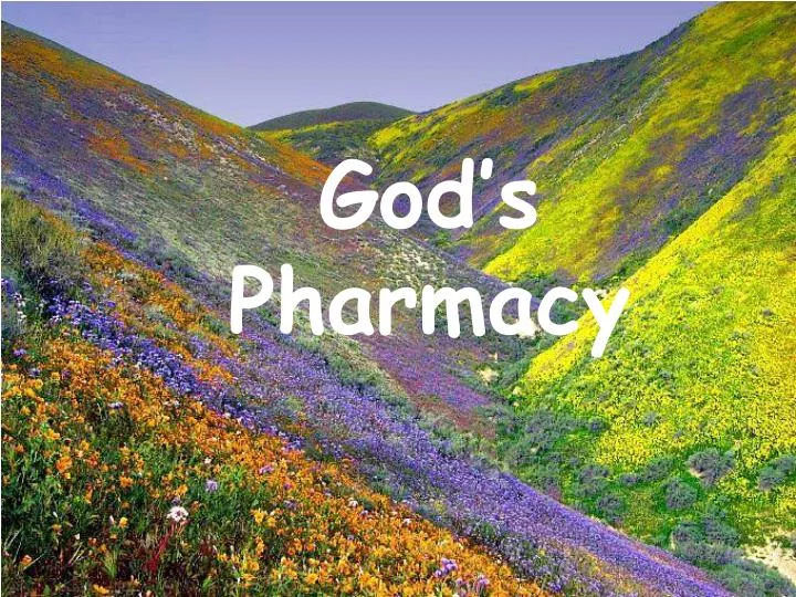 god s pharmacy