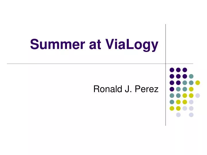 summer at vialogy