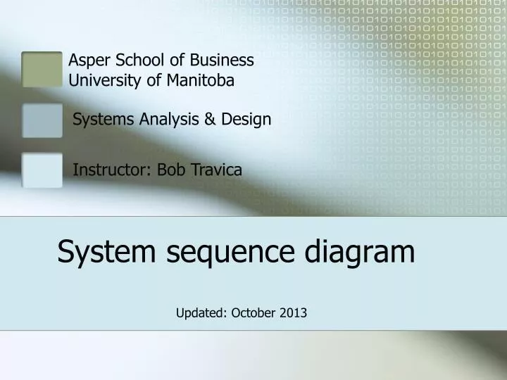 system sequence diagram
