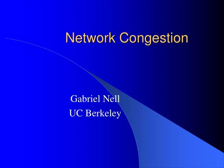 network congestion