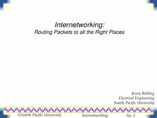 Internetworking: Routing Packets to all the Right Places