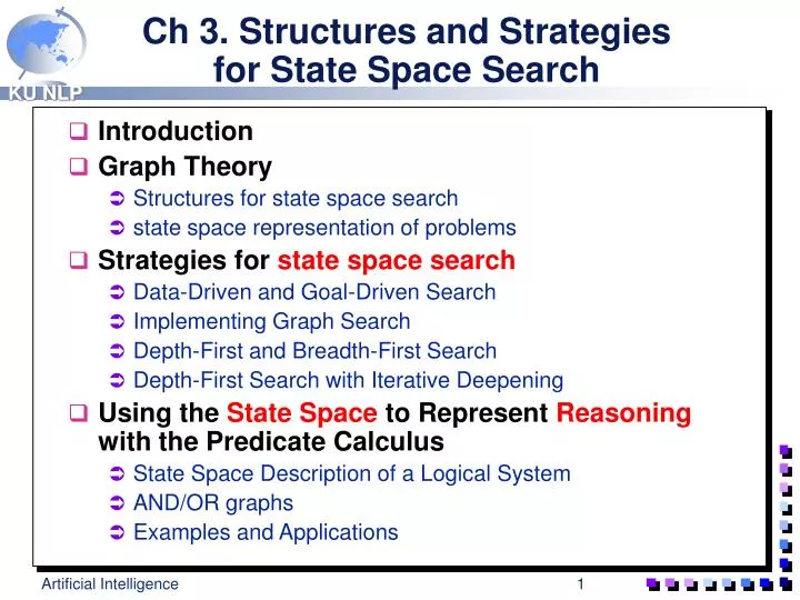 ch 3 structures and strategies for state space search