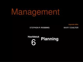 planning