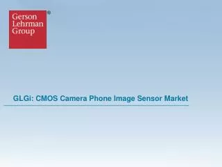 GLGi: CMOS Camera Phone Image Sensor Market