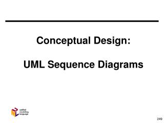 Conceptual Design: UML Sequence Diagrams