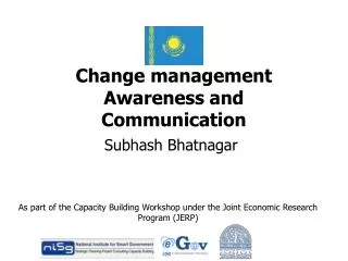 Change management Awareness and Communication